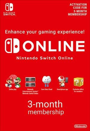Nintendo Switch Online: 3 месяца подписки