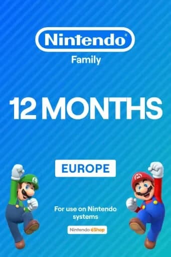 Nintendo Switch Online: 12 месяцев семейной подписки